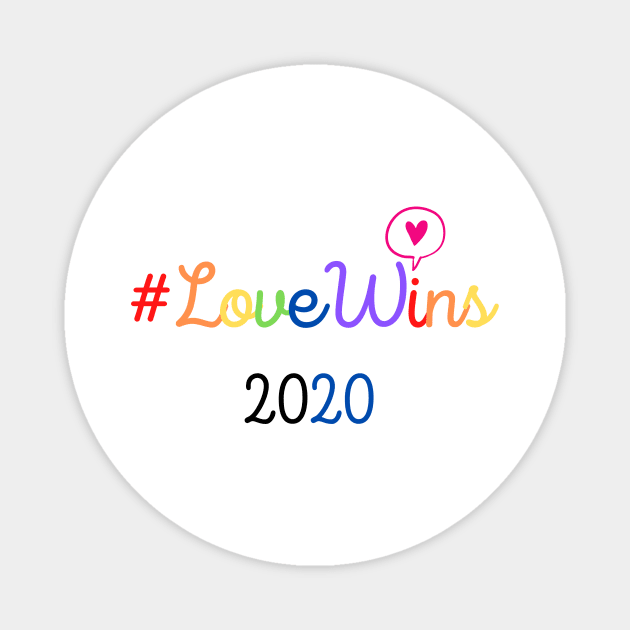 #LoveWins Magnet by Mad Ginger Entertainment 